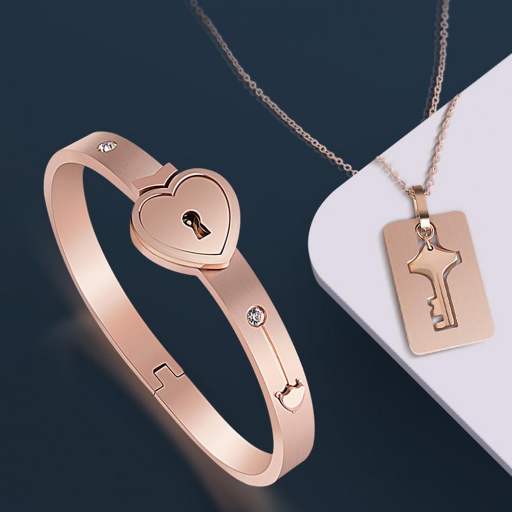 Set Coppia Concentric Lock – Bracciale & Choker in Titanio