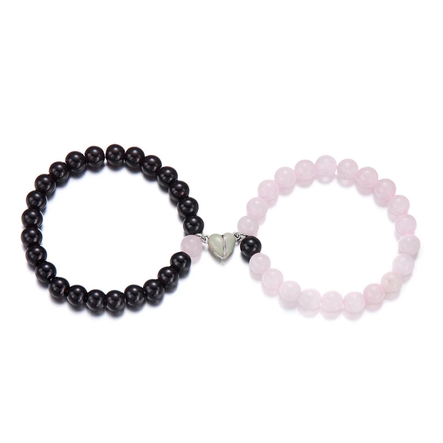 Bracciale di Coppia Magnetico Luminoso – Cuore che Brilla