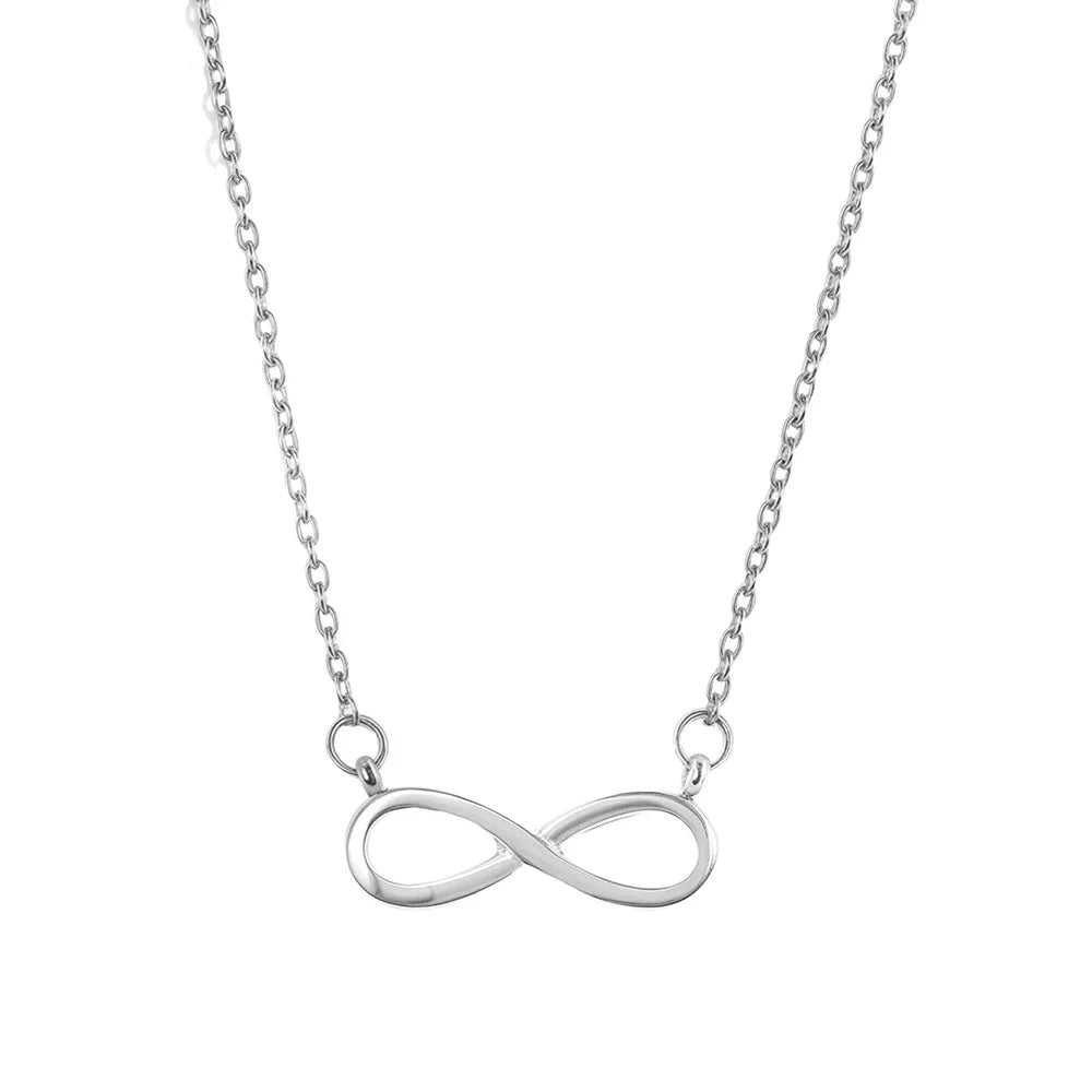 Collana Infinity “Forever” • Simbolo ∞ in Acciaio • Coppia & Love | LoveDrop™ Italia