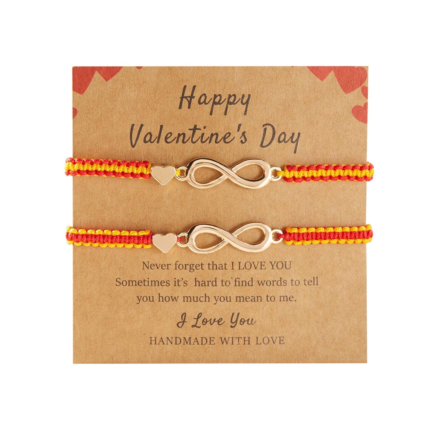 Bracciale Rosso Portafortuna – Simbolo Infinito Amore Handmade