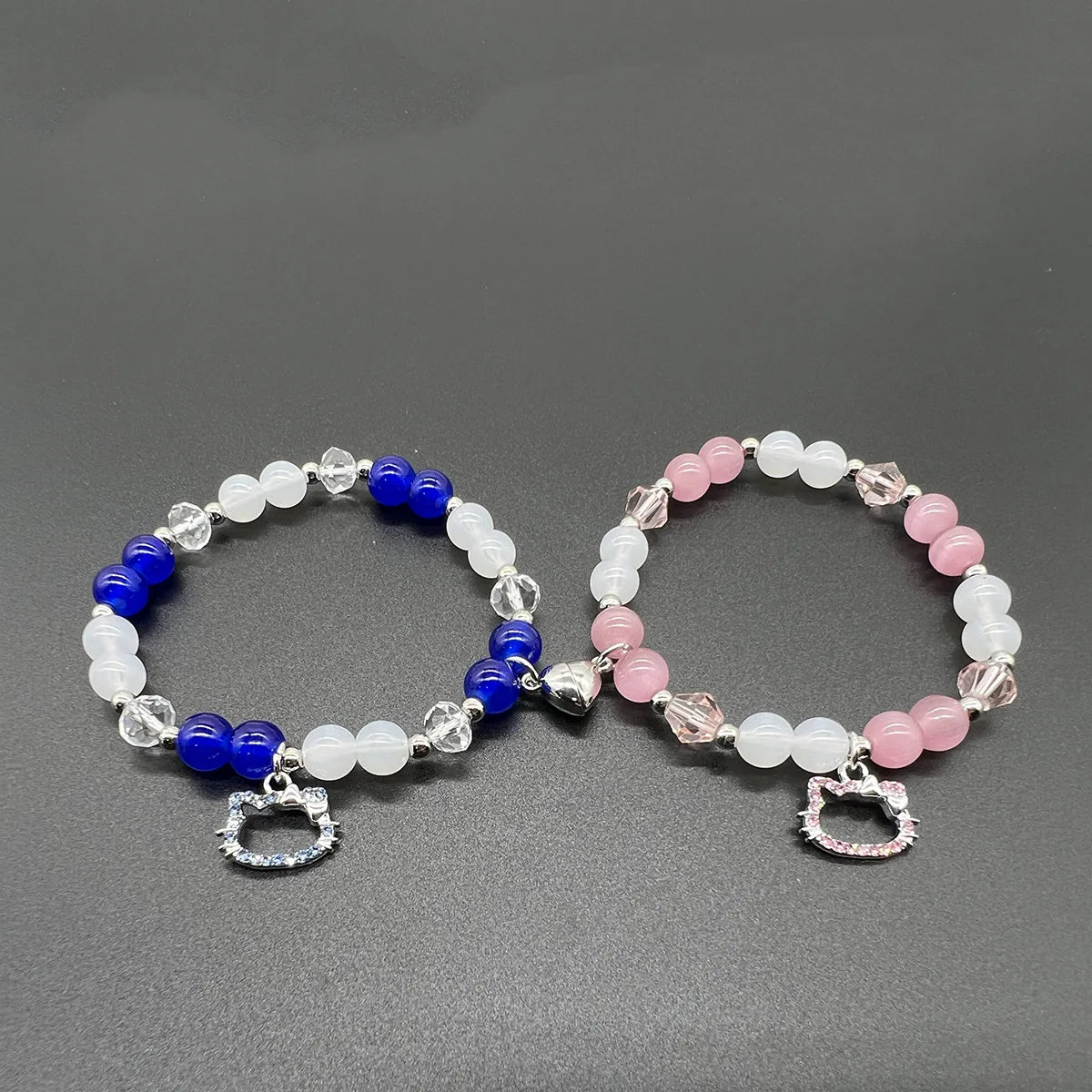 Braccialetti Amicizia Ragazza • Set Matching Gatto & Ragno • Stile Y2K • Idea Regalo Best Friends 2025
