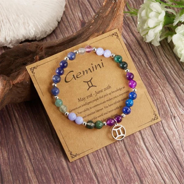 Bracciale Zodiaco con Perle – 12 Segni Disponibili