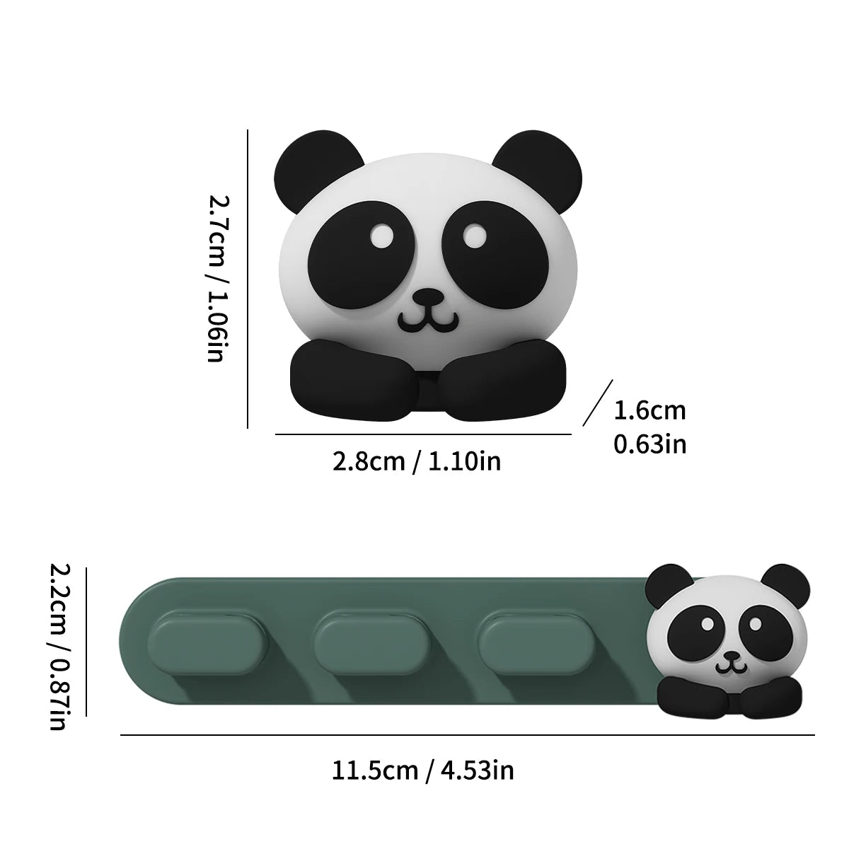 Organizer Cavi da Scrivania WORTHBUY – Clip Autoadesive per Gestione Cavi USB & Smartphone