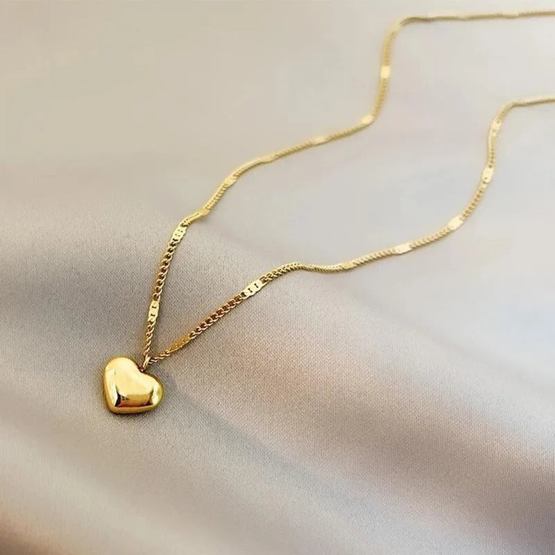 Collana Coppia Cuore Geometrico – Light Luxury Sweet Love | LoveDrop