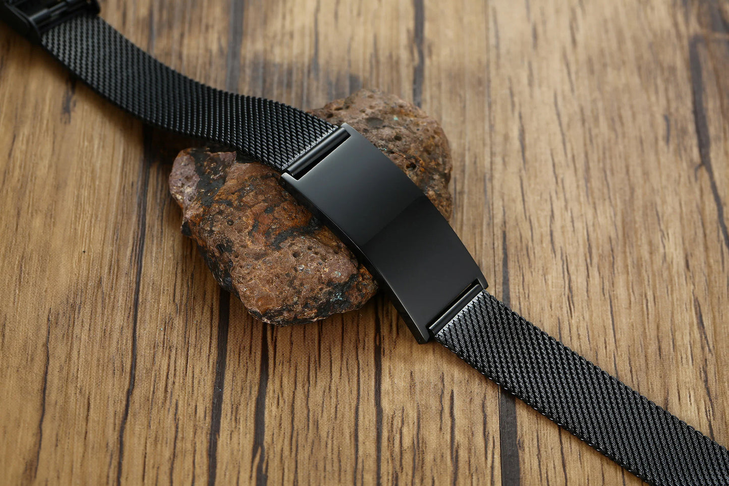 Bracciale Personalizzato – Mesh in Acciaio Regolabile