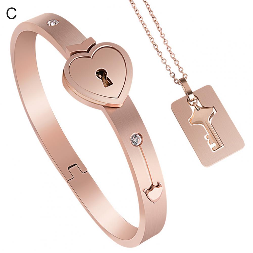 Set Coppia Concentric Lock – Bracciale & Choker in Titanio
