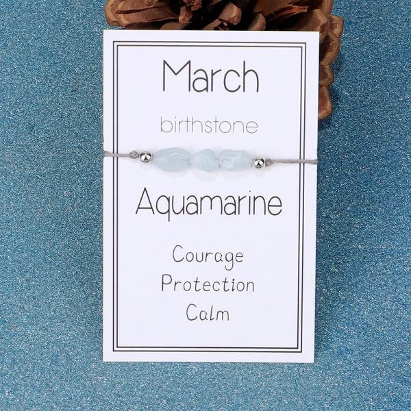 Bracciale Zodiaco in Pietra Naturale – 12 Costellazioni