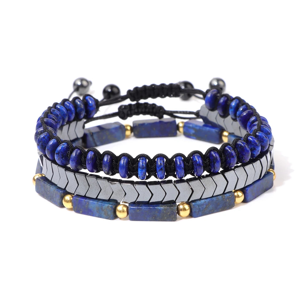 Set Bracciali Uomo – Pietra Vulcanica & Energy Protection