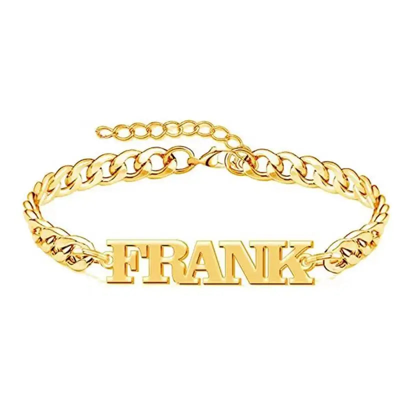 Bracciale Personalizzato – Cuban Chain con Nome in Acciaio