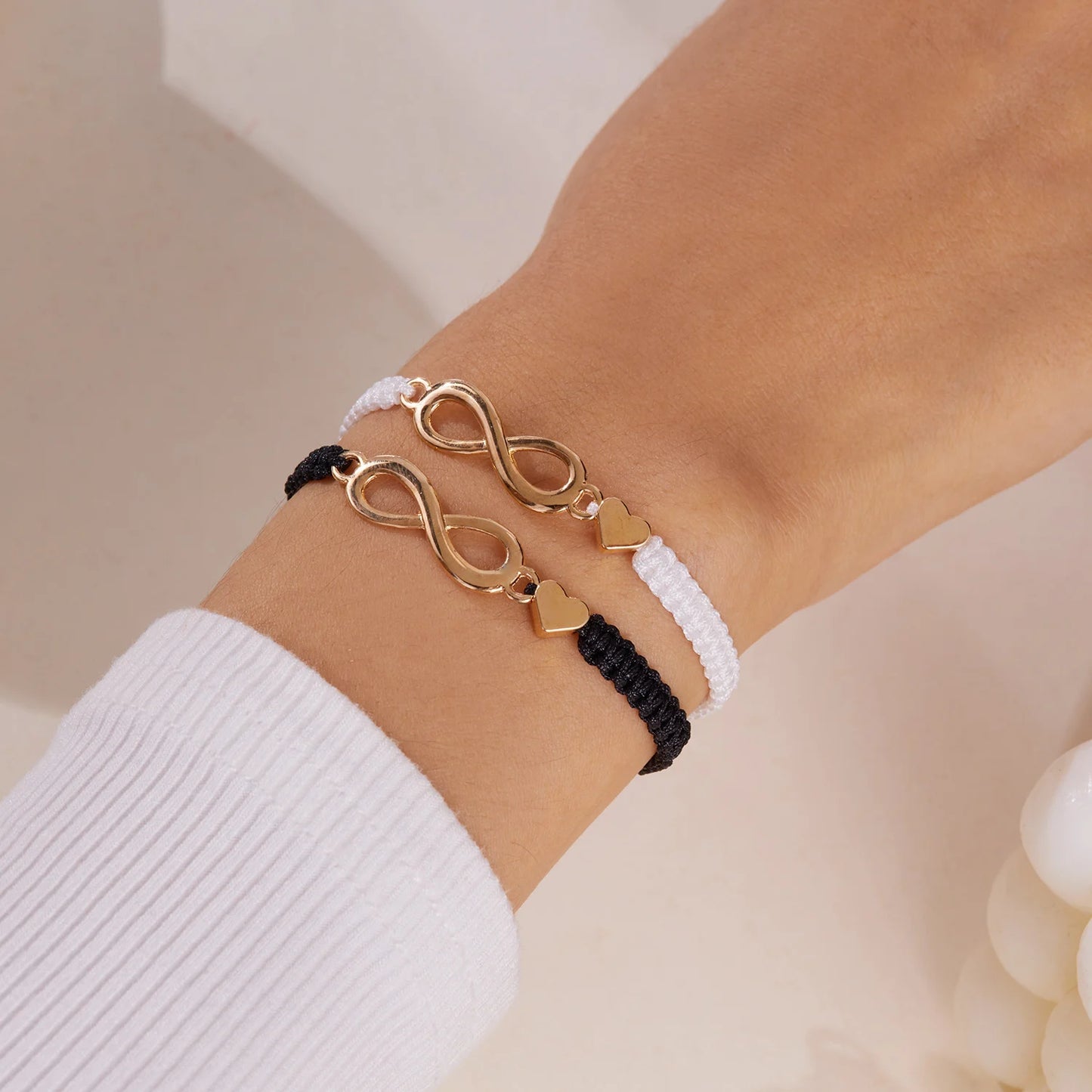 Bracciale Rosso Portafortuna – Simbolo Infinito Amore Handmade