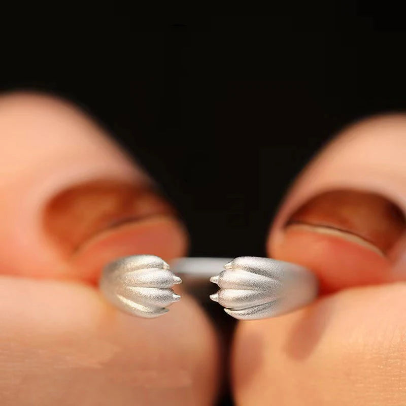 Anello di Coppia Centipede Gotico | Spine Punk Geometrico