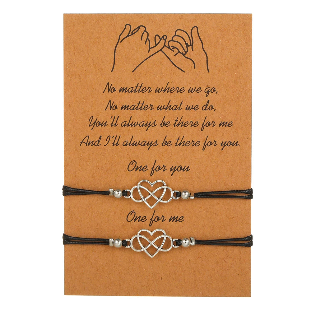 Bracciale Handmade con Simbolo Infinito – Cordino Regolabile