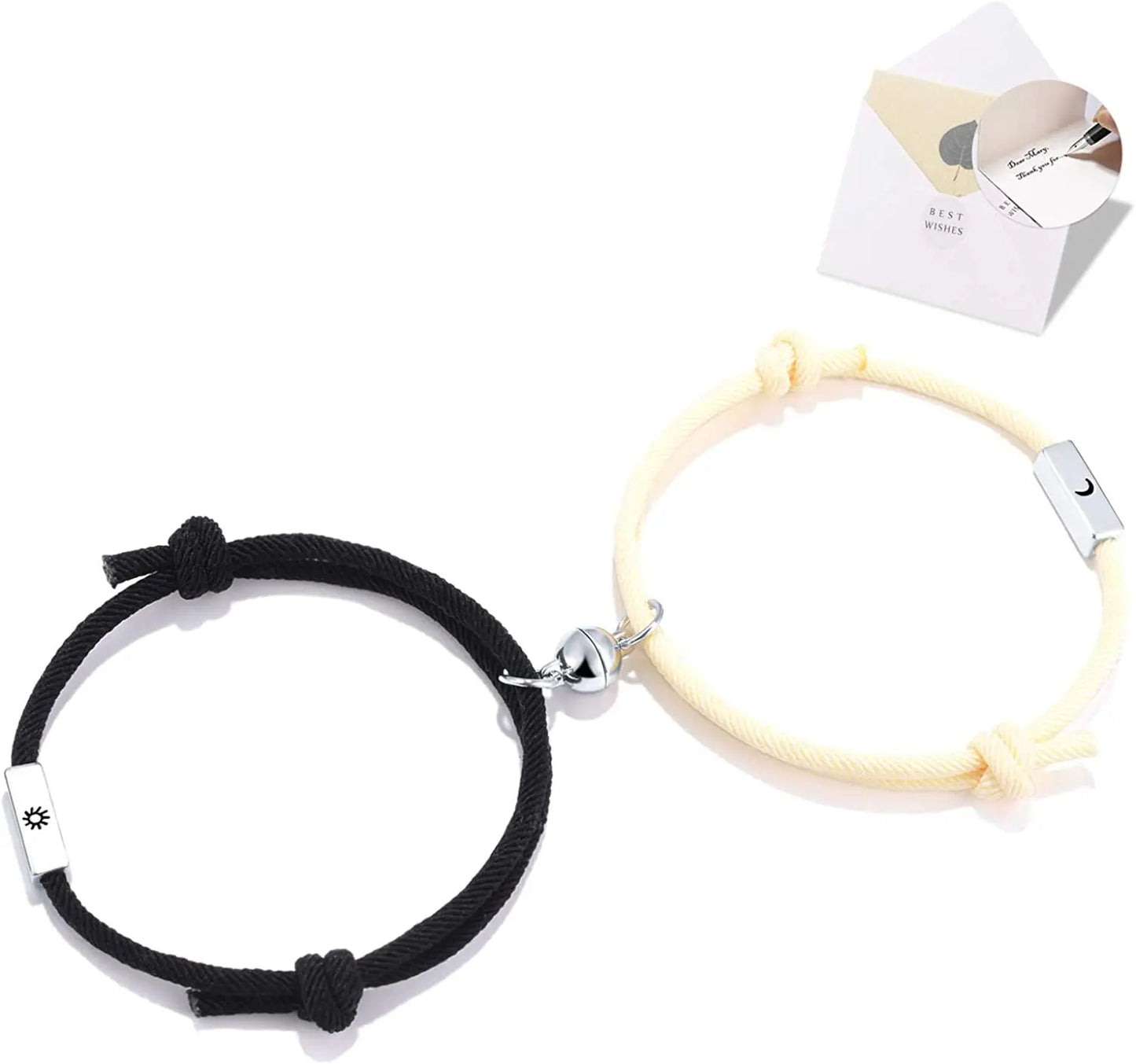 Bracciale di Coppia Magnetico – Sole & Luna