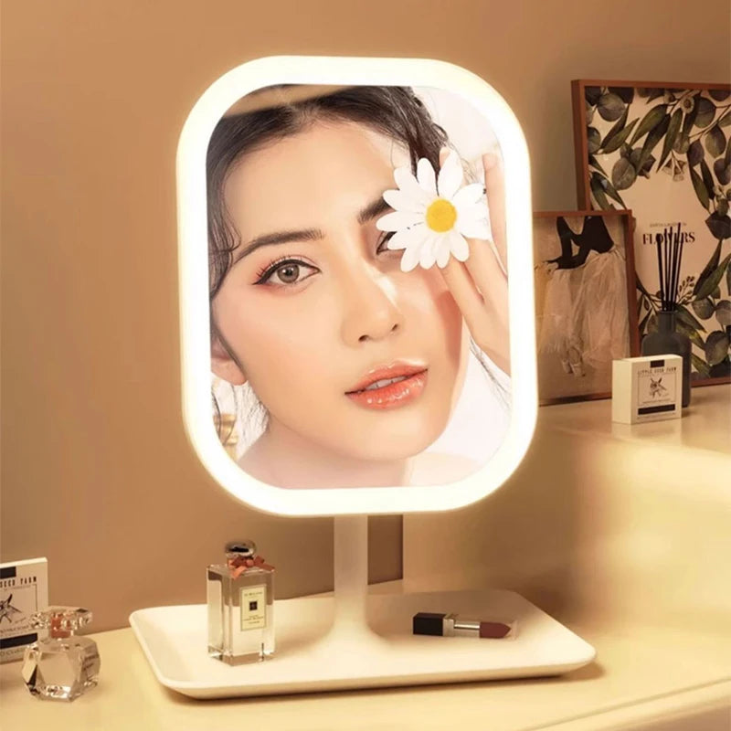 Specchio Vanity LED 3 Colori Touch | Design Moderno da Tavolo