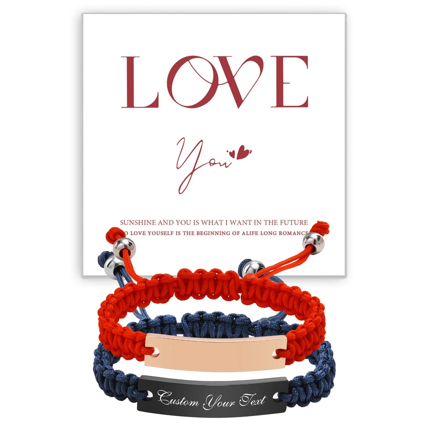 Bracciale di Coppia Handmade – Intreccio Ipoallergenico